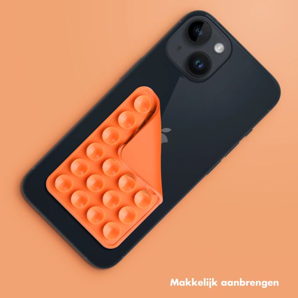 Selencia 2-Pack Telefoonhouder Zuignap - Oranje