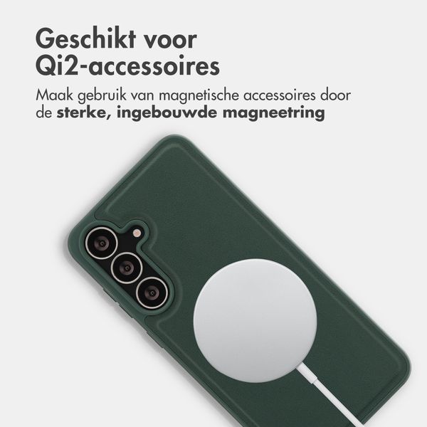 Accezz Edge Backcover met MagSafe Samsung Galaxy S25 FE - Groen