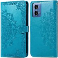 imoshion Mandala Bookcase Motorola Moto G34 - Turquoise