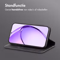 imoshion Slim Bookcase Oppo A5 5G (2025) - Zwart