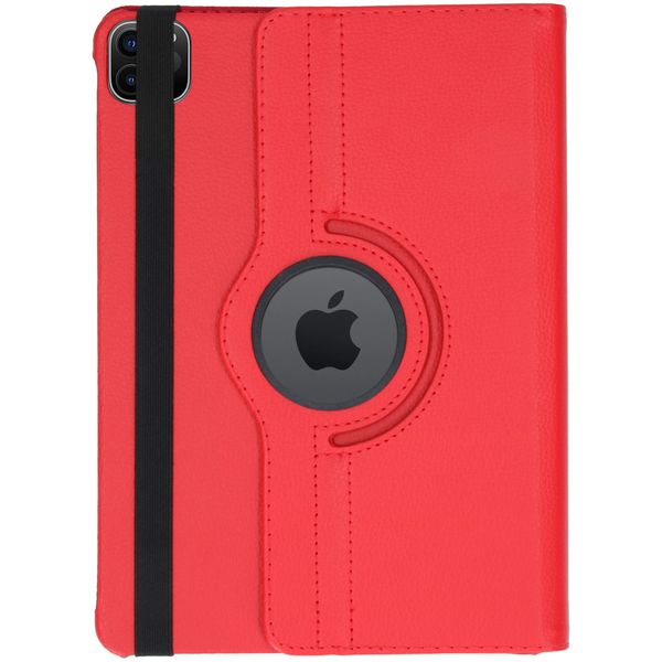 imoshion 360° draaibare Bookcase iPad Air 11 inch (2024) M2 / Air 5 (2022) / Air 4 (2020) / Pro 11 (2020/2018) - Rood