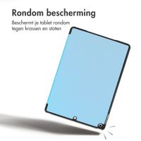 imoshion Trifold Bookcase Apple iPad 9 (2021) 10.2 inch / iPad 8 (2020) 10.2 inch / iPad 7 (2019) 10.2 inch - Lichtblauw