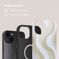 Selencia Vivid Back Cover with MagSafe Apple iPhone 13 - Desert Waves Beige