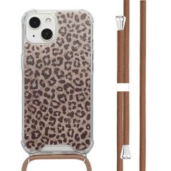 imoshion Design hoesje met koord Apple iPhone 13 - Leopard Mood
