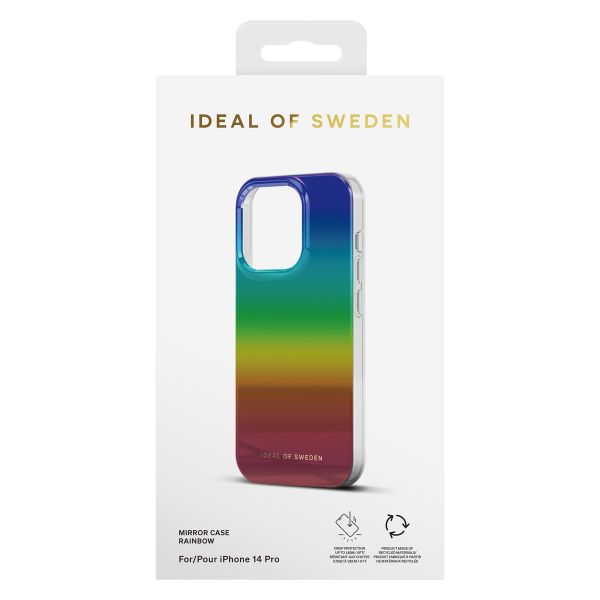 iDeal of Sweden Mirror Case iPhone 14 Pro - Rainbow