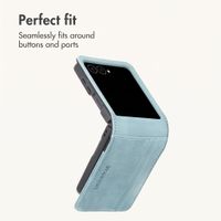 imoshion Luxury Bookcase Samsung Galaxy Z Flip 8 - Light Blue