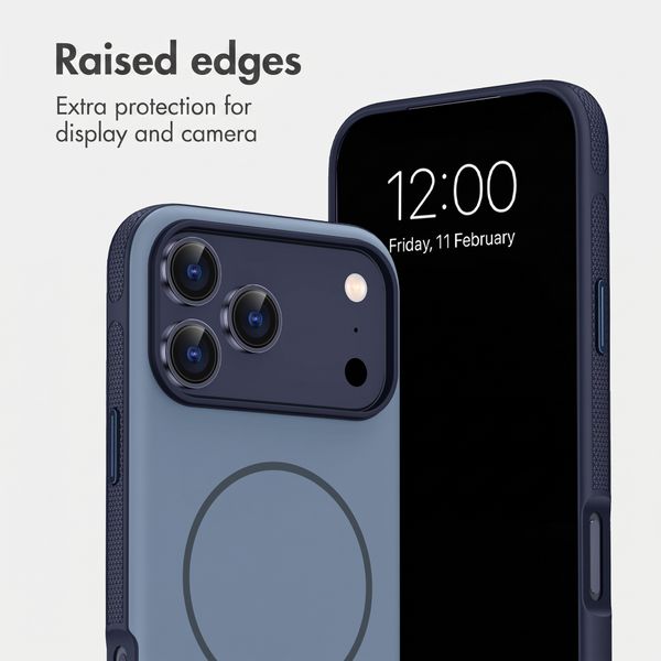 imoshion Colour Back Cover with Thin MagSafe Ring Apple iPhone 17 Pro Max - Dark Blue
