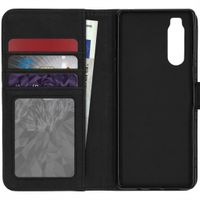imoshion Luxe Bookcase Sony Xperia 5 - Zwart