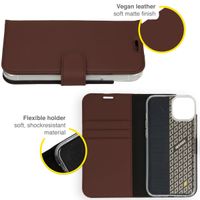 Accezz Wallet Softcase Bookcase iPhone 14 - Bruin