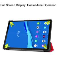 Stand Bookcase Lenovo Tab M10 Plus - Rood