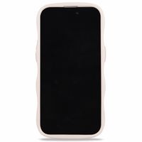 Holdit Wavy Case iPhone 12/12 Pro - Light Beige / Mirror