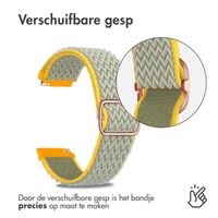 imoshion Elastisch nylonbandje  - Universeel 22 mm aansluiting - Green & Yellow
