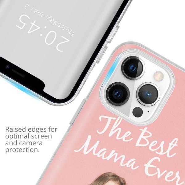 Ontwerp je eigen Apple iPhone 13 Pro gel hoesje - Transparant