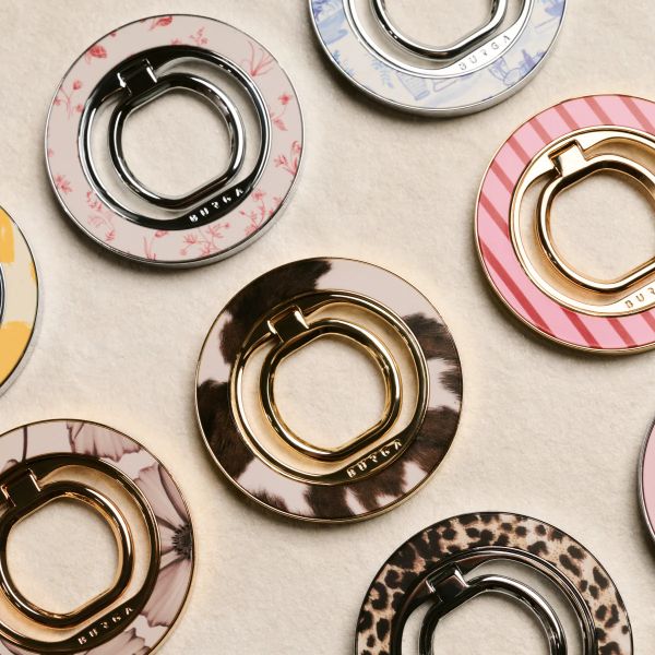Burga Magnetic Ringholder Gold Telefoonring - Geschikt voor MagSafe - Celestial