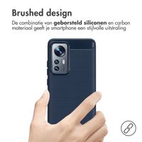 imoshion Brushed Backcover Xiaomi 12 / 12X - Donkerblauw