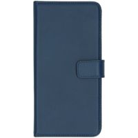 Selencia Echt Leren Bookcase Samsung Galaxy A51 - Blauw