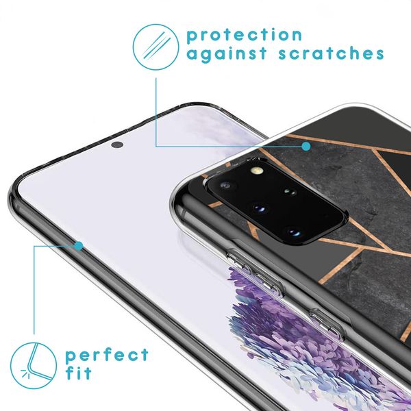 imoshion Design hoesje Samsung Galaxy S20 Plus - Black Graphic