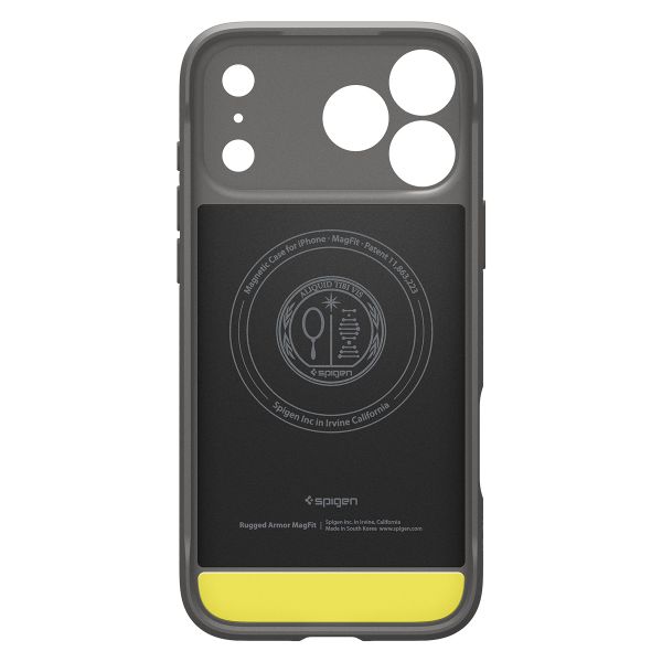 Spigen Rugged Armor Backcover MagSafe Apple iPhone 18 Pro / 17 Pro - Gray