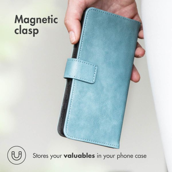 imoshion Luxury Bookcase Samsung Galaxy S26 Plus - Light Blue