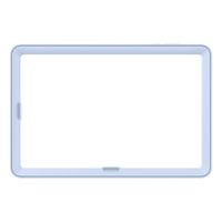 Samsung Frame Cover Samsung Galaxy Tab S11 Ultra - Blauw