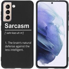 imoshion Design hoesje Samsung Galaxy S21 - Quotes - Zwart