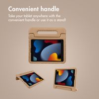 imoshion Kids-Proof Back Cover with Handle Apple iPad 9 (2021) 10.2 inch / iPad 8 (2020) 10.2 inch / iPad 7 (2019) 10.2 inch - Beige