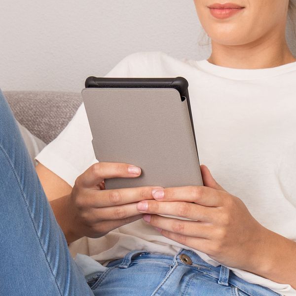 imoshion Slim Soft Case Sleepcover Kobo Nia - Lichtblauw