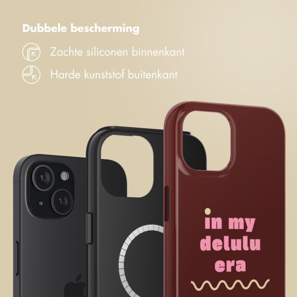 Selencia Vivid Backcover met MagSafe Apple iPhone 15 - Delulu
