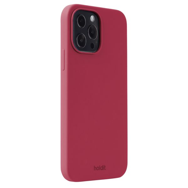 Holdit Silicone Case iPhone 13 Pro Max - Red Velvet