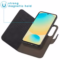 imoshion Uitneembare 2-in-1 Luxe Bookcase Samsung Galaxy S24 FE - Zwart