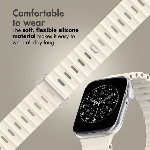 Accezz Ocean band Apple Watch | 38/40/41/42 mm - Starlight