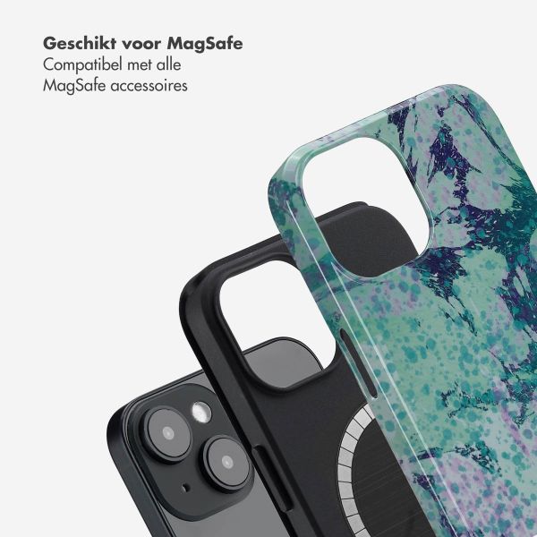 Selencia Vivid Tough Backcover met MagSafe iPhone 14 - Fresh Paint Green