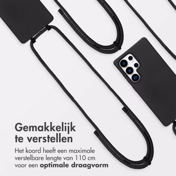 imoshion Color Backcover met afneembaar koord MagSafe Samsung Galaxy S25 Ultra - Zwart