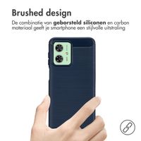 imoshion Brushed Backcover Motorola Moto G54 - Donkerblauw