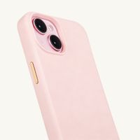 Selencia Rivièra MagSafe Backcover met afneembare haakjes Apple iPhone 15 - Sorbet Pink
