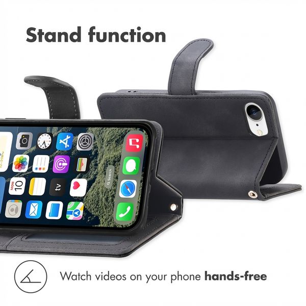 imoshion Bookcase with Strap Apple iPhone 17e / 16e - Black