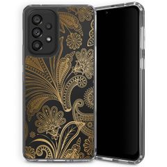 Selencia Fashion Extra Beschermende Backcover Samsung Galaxy A33 - Paisley Gold