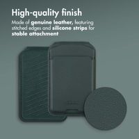 Accezz Leather Wallet with Stand - Compatible with MagSafe and Qi2 - Cedar Green