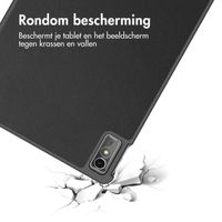 imoshion Trifold Bookcase Lenovo Tab M10 5G - Zwart