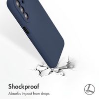 Accezz Liquid Silicone Back Cover Samsung Galaxy A27 (5G) - Dark Blue