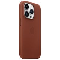 Apple Leather Backcover MagSafe iPhone 14 Pro - Umber