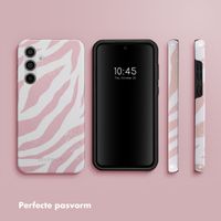 Selencia Vivid Backcover Samsung Galaxy A55 - Colorful Zebra Old Pink