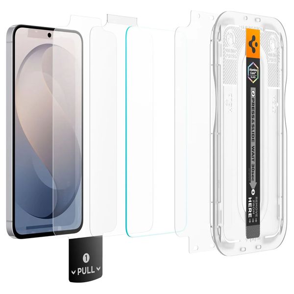 Spigen GLAStR EZ Fit Screenprotector 2 Pack + Applicator Samsung Galaxy S26 FE