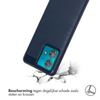 imoshion Brushed Backcover Motorola Edge 40 Neo - Donkerblauw