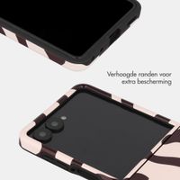 Selencia Vivid Backcover met MagSafe Samsung Galaxy Z Flip 8 - Art Wave Black