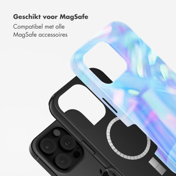 Selencia Vivid Tough Backcover met MagSafe Apple iPhone 16 Pro - Holographic Blue Dream