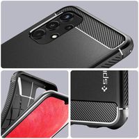 Spigen Rugged Armor Backcover Samsung Galaxy A13 (4G) - Zwart