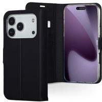 Accezz Wallet Softcase Bookcase Apple iPhone 17 Pro Max - Zwart