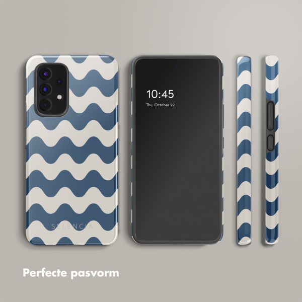Selencia Vivid Backcover Samsung Galaxy A53 - Wave Vibes Classic Blue