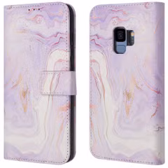 imoshion Design Bookcase Samsung Galaxy S9 - Purple Marble